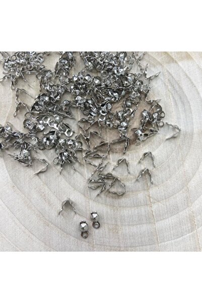 RLX BUJİTERİ Закопчалки за миди 100 броя, сребрист цвят - закопчалка с възел