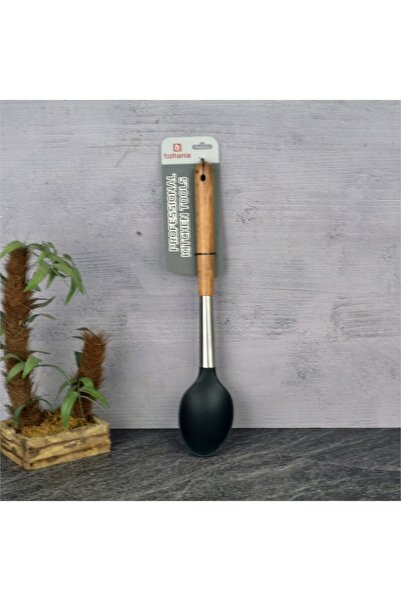 Tohana Ahşap Saplı Silikon Kaşık