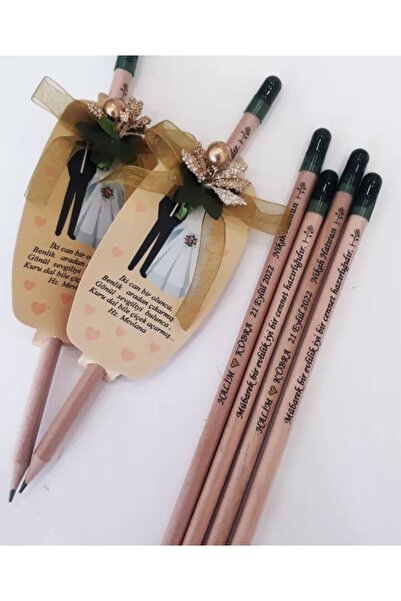 Çemrek Süs Parti Söz Nişan Kına Bebek Nikah Hediyelik Tohumlu Kalem Nikah Şek...