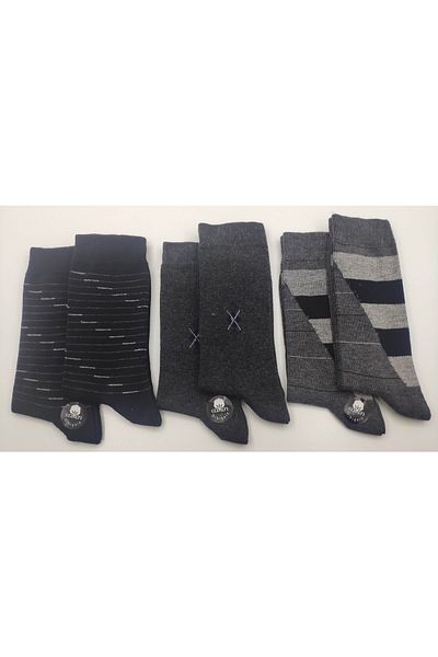 Leement socks Мъжки чорапи с 6 чифта памук и ликра, за всички сезони