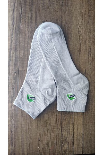 Leement socks Ανδρικές 2 ζευγάρια λεπτές καλοκαιρινές κοντές κάλτσες από μπαμπού που αναπνέουν πλεγμένες