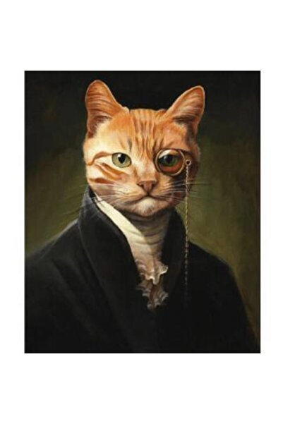 Genel Markalar Sayılarla Boyama Seti Kasnaklı Kedi Ve Asalet 40 X 50 Cm