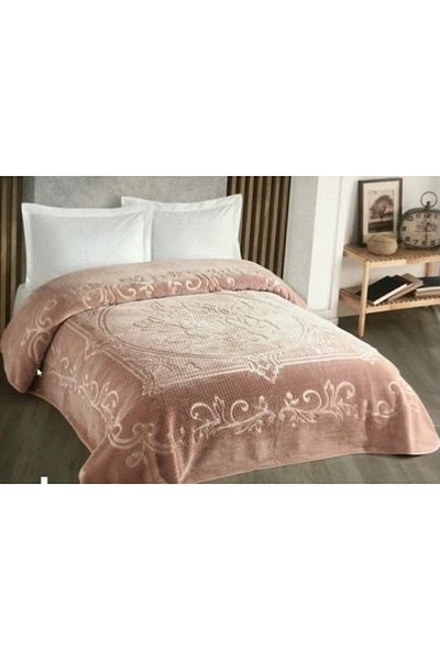 Kristal By Taç Χοντρή ανάγλυφη διπλή κουβέρτα Embos Battal 220 X 240