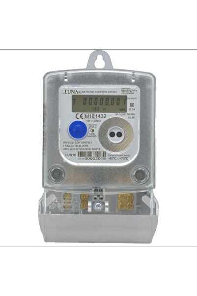 Luna MONOFAZE ELEKTRONİK 0,5-5(80)A DİJİTAL SAYAÇ