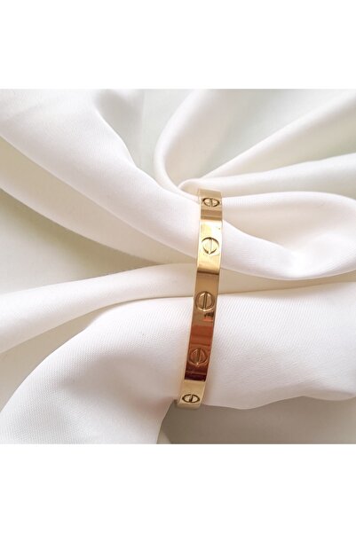 nilüfer takı tasarım Paslanmaz Çelik Kalın Taşsız Kelepçe