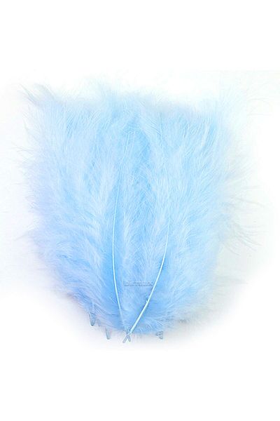 Parti dolabı Blue Feather Inside Transparent Balloon 100pcs
