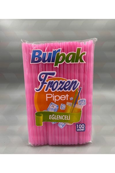 Dolphin Burpak Frozen Straws 100pcs