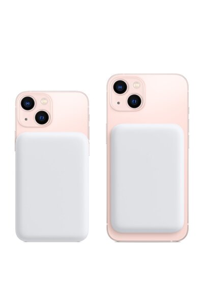 ROBEVE Magsafe Battery Pack Iphone Uyumlu Powerbank Magsafe Powerbank Kablosuz Şarj Cihazı Şarj Aleti