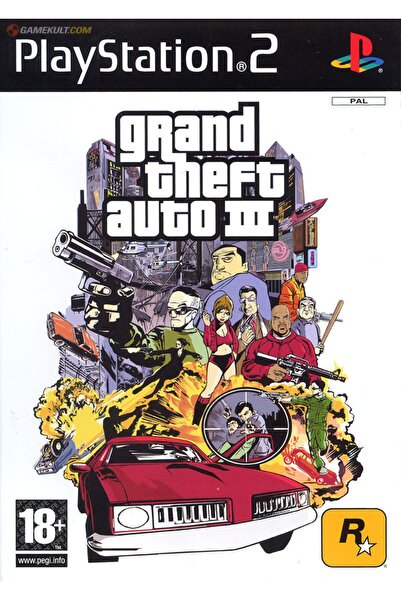 RockStar Games Ps2 Gta 3 Grand Theft Auto Iıı Orj Oyun Kutulu Teshır Urun Arsıvlık