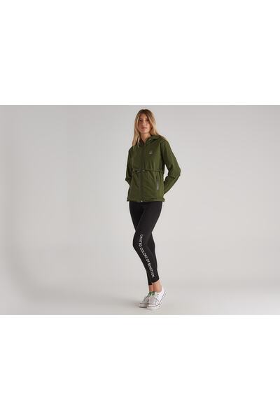 United Colors of Benetton Πράσινο γυναικείο παλτό βροχής - W20048