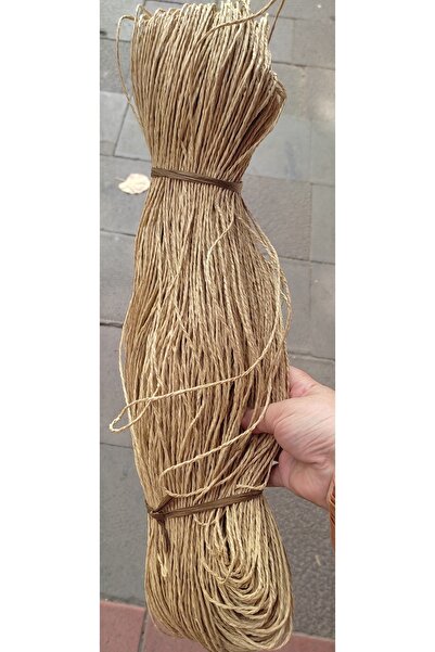 Kevser nur tuhafiye خيط ورقي بلون ريش الجمل 200 جرام 240 متر (+-10) خيط رافيا...