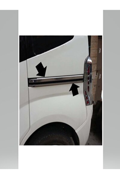 ueskrom Fiat Fiorino Krom Sürgülü Kapı Çıtası 2008 Sonrası 4 Parça Paslanmaz Çelik