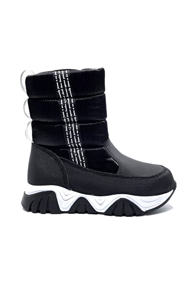 HAPPY WALK Çocuk Unisex Suya Dayanıklı Kürklü Kar Botu