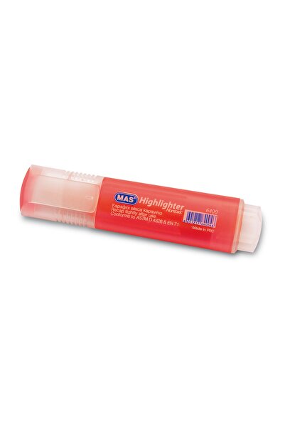 Mas Highlighter Pen (Marker Pen) Orange 6400 (12 Pack)