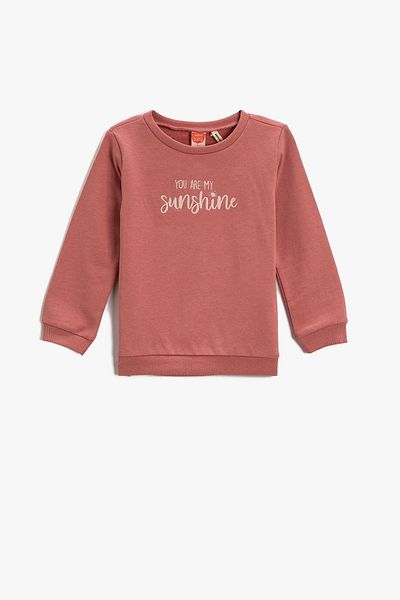 Koton Baby Girl Printed Sweatshirt 3wmg10016ak