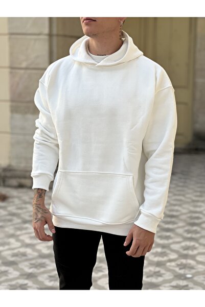 Combineman35 Φούτερ Unisex Oversize με κουκούλα - 3 κλωστές, 100% βαμβάκι