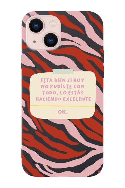 shoptocase Iphone 14 Uyumlu Esta Bien Si Sorun Değil Tasarımlı Içi Süet Lansm...
