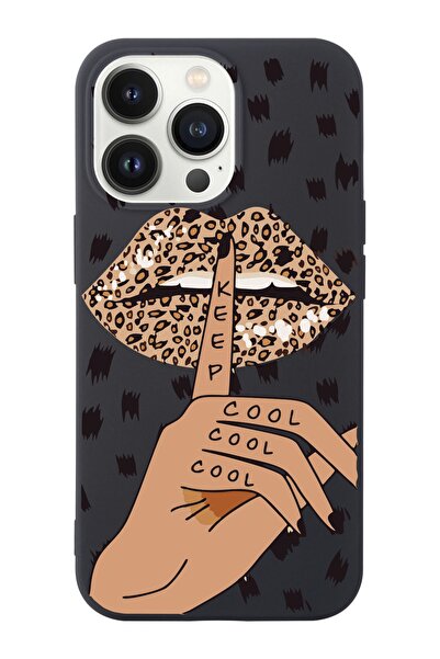 shoptocase Iphone 14 Pro Uyumlu Keep Cool Tasarımlı Içi Süet Lansman Telefon ...