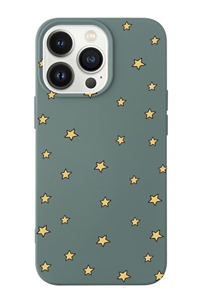 shoptocase Iphone 14 Pro Max Uyumlu Yıldızlar Tasarımlı Içi Süet Lansman Tele...