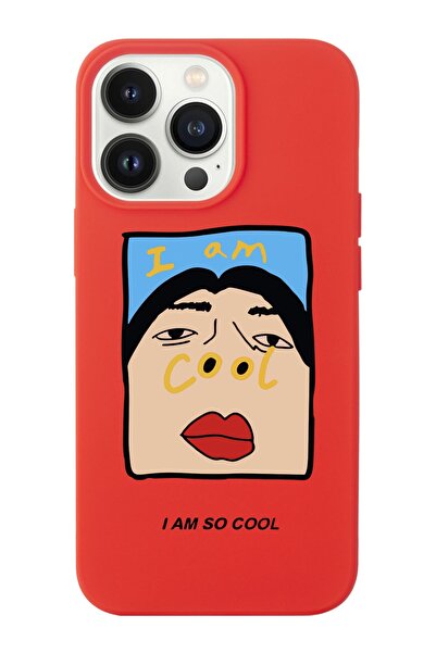 shoptocase Iphone 14 Pro Max Uyumlu I'm Cool Tasarımlı Içi Süet Lansman Telef...