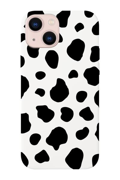 shoptocase iPhone 14 Plus Compatible Dalmatian Design Suede Inside Launch Pho...