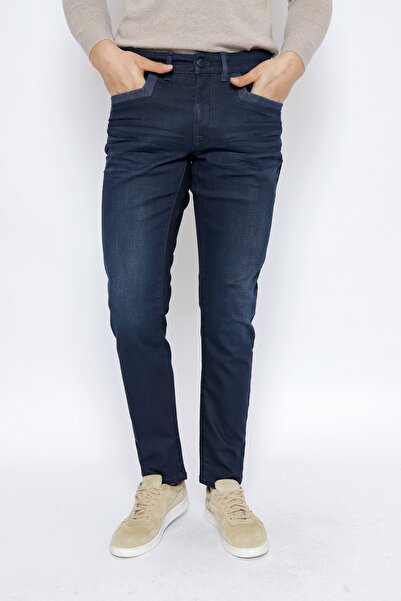 U.S. Polo Assn. U.s. Polo Erkek Slimfit Denim Pantolon 1452591 Parker 033 Lacivert