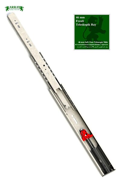 ARRAY Bilyalı Frenli Teleskopik Mat Ray 46mmx45cm