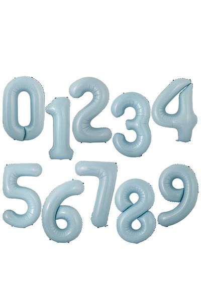 PARTİAVM Dinosaur Theme Number Balloon Welcome Set Balloon Chain Full Set (chain+pump+adhesive)
