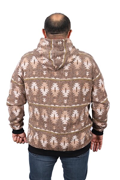Starbattal Lumberjack Hooded Sweatshirt 22221-brown