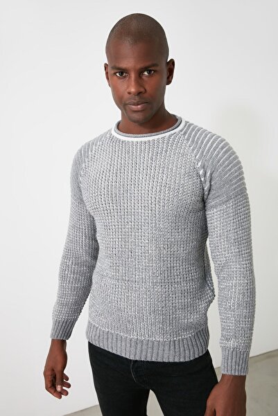 Trendyol Collection Sweater - Gray - Slim