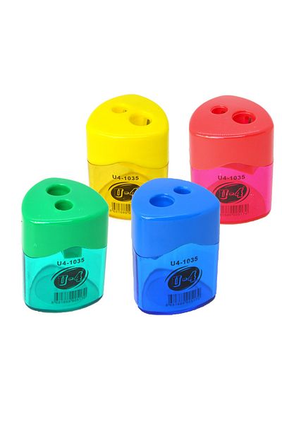 Kids Like 1035 Pencil Sharpener Double Blade Sharpener with Tank - 1 Piece