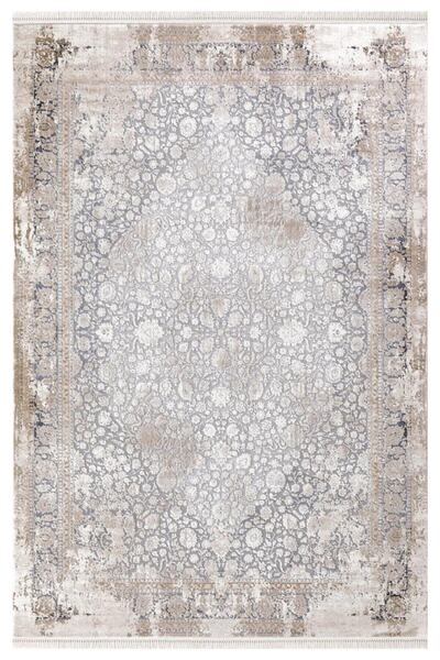 Dinarsu Krem Mavi Gri Halı