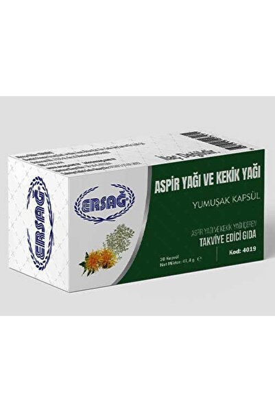 Ersağ Aspir Yağı Ve Kekik Yağı Bitkisel Takviye Edici Gıda 4019-4