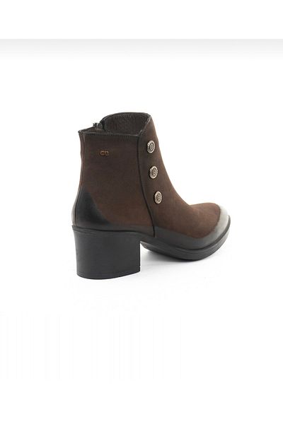 Castle Black Γυναικείες μπότες από γνήσιο δέρμα Nubuck