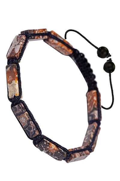 Tesbih Atölyesi Colorful Certified Natural Agate Stone Bracelet