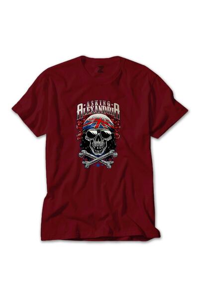 Z zepplin Crvena majica sa motivom lebde Aleksandrije