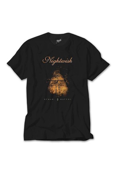 Z zepplin Nightwish Human II Nature Μαύρο T-Shirt