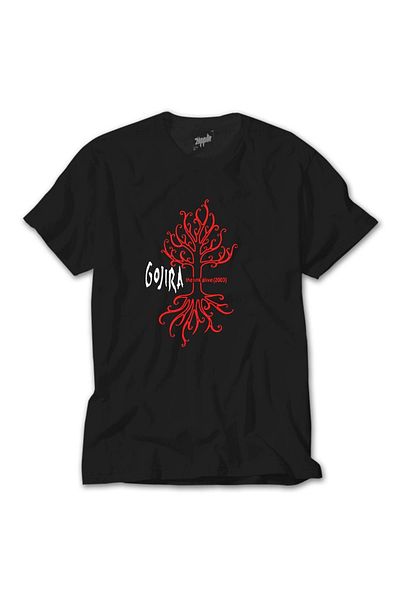Z zepplin Gojira The Link Alive Μαύρο T-Shirt