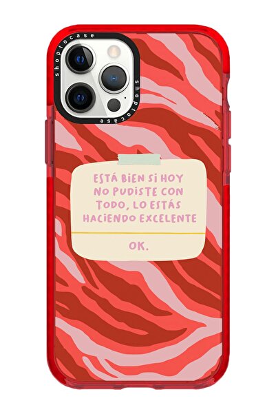 shoptocase Iphone 13 Pro Uyumlu Kırmızı Impact Sorun Değil Tasarımlı Telefon ...