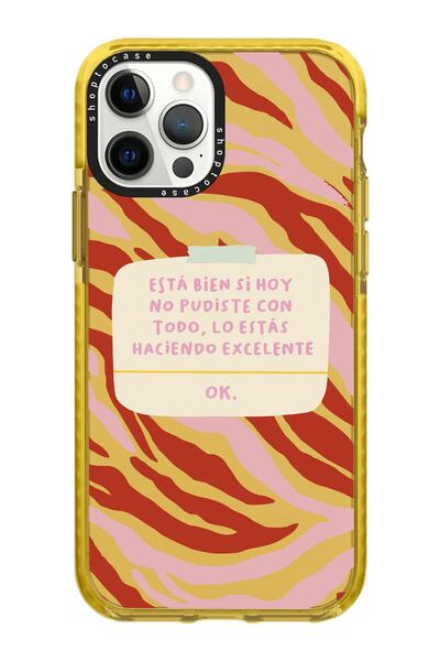 shoptocase Iphone 13 Pro Max Uyumlu Hardal Impact Sorun Değil Tasarımlı Telef...