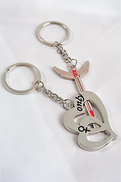 EUROMODA إكسسوار سلسلة مفاتيح للأصدقاء المميزين بتصميم قلب رئيسي