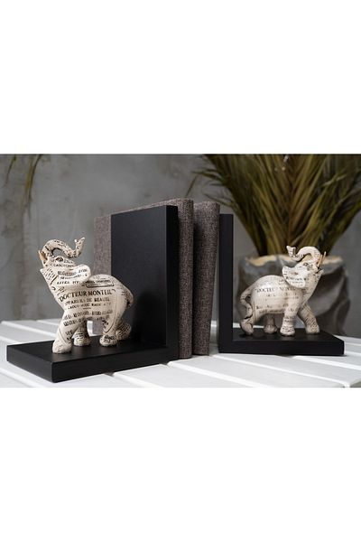 Gift Garden Elephant Figured Book Holder Gift Figurine (Special Design)