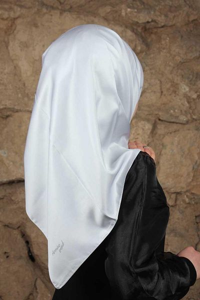 Armine Eșarfă din twill de culoare solidă 276463 - Culoare-14