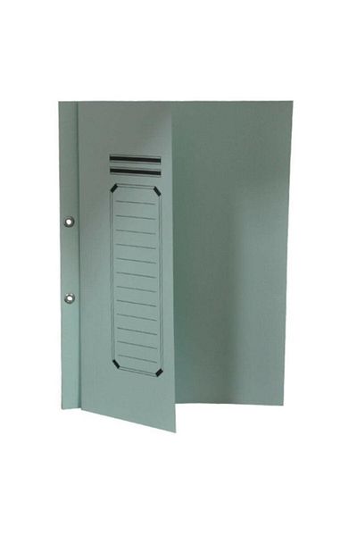 Bafix Half Cover File Cardboard Green (1 Pack 50 Pieces)