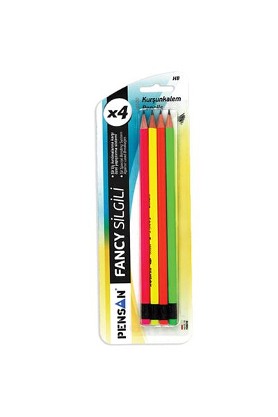 Fatih Pencil Fancy Round with Eraser (72 Li) 17190