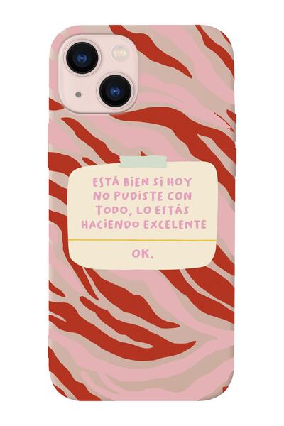 shoptocase Iphone 14 Plus Uyumlu Esta Bien Si Sorun Değil Tasarımlı Içi Süet ...