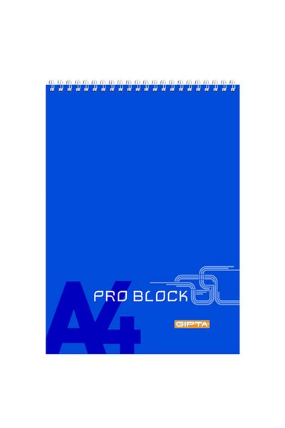 Gıpta Memo Pad Pro-block Spiral Cardboard Cover Striped 40 Yp A7 (12 Pack Mixed Color) 1660