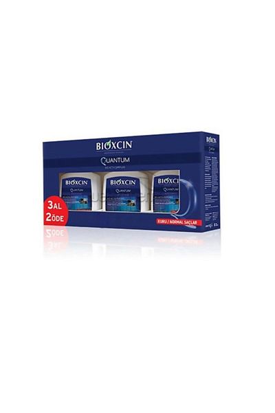 Bioxcin Quantum Shampoo - 3 Pack Pay 2 (Dry-Normal Hair)
