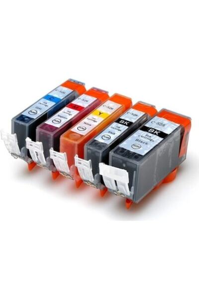 PHOTO PRİNT Premium® Canon Pıxma Mg5350 Uyumlu Yüsksek Kapasite 5 Renk Muadil...