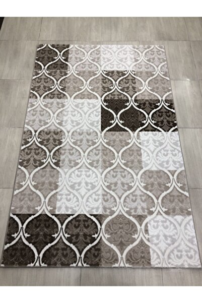 Dinarsu Halı Divina  Vizon Krem Kareli 150x233  4 M2 Halı !